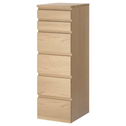 Malm 6 drawer dresser with mirror online